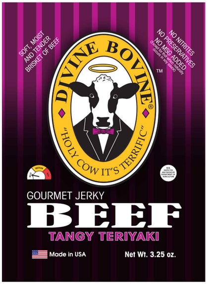 Divine Bovine - Tangy Teriyaki Beef Jerky (3.25 oz)