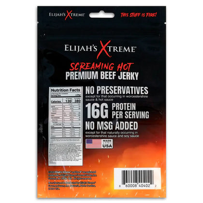 Elijahs Xtreme - Xtreme Regret Spicy Beef Jerky