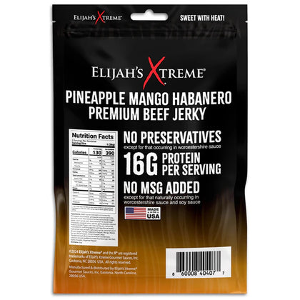 Elijahs Xtreme - Pineapple Mango Habanero Beef Jerky