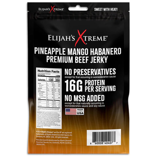 Elijahs Xtreme - Pineapple Mango Habanero Beef Jerky