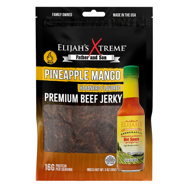 Elijahs Xtreme - Pineapple Mango Habanero Beef Jerky