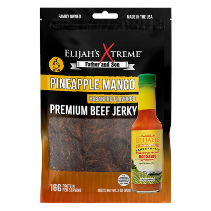 Elijahs Xtreme - Pineapple Mango Habanero Beef Jerky