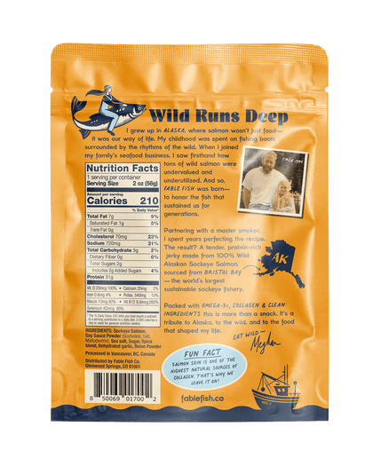 Fable Fish Co - Sea Salt Salmon Jerky