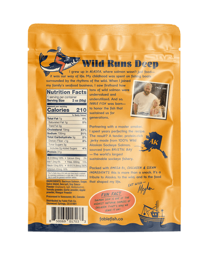 Fable Fish Co - Sweet Chili Salmon Jerky