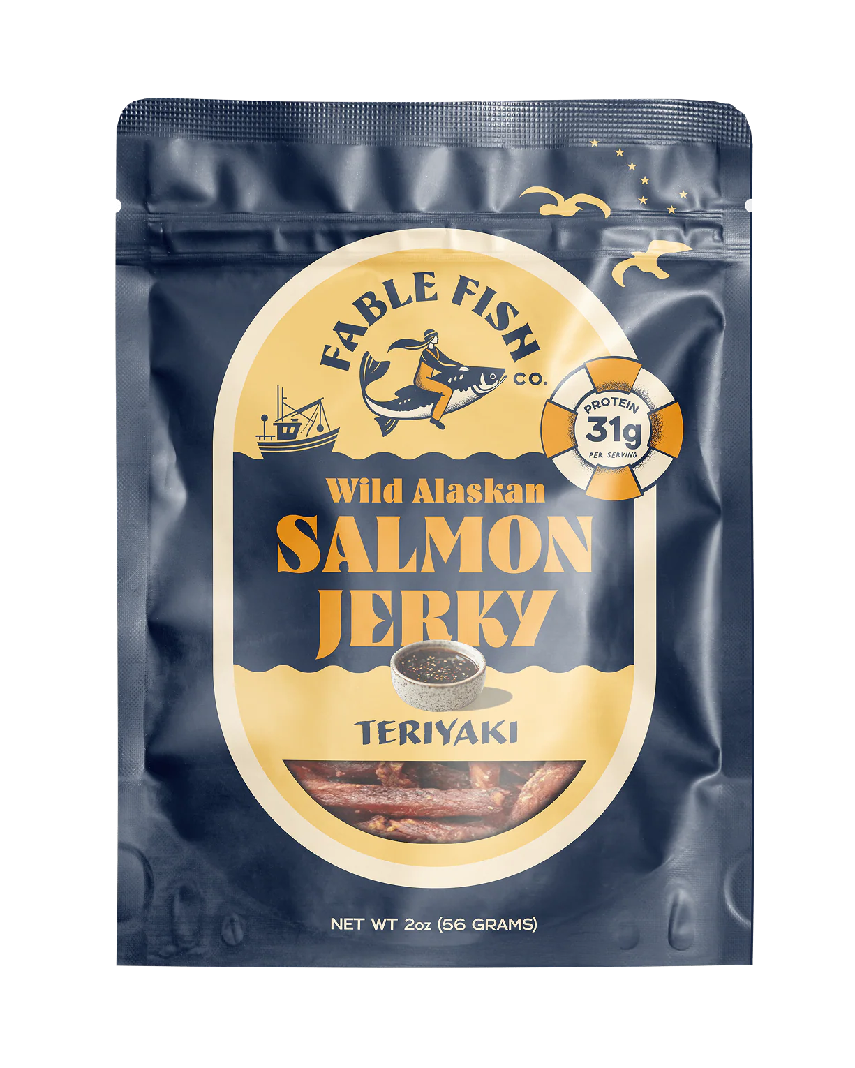Fable Fish Co - Teriyaki Salmon Jerky