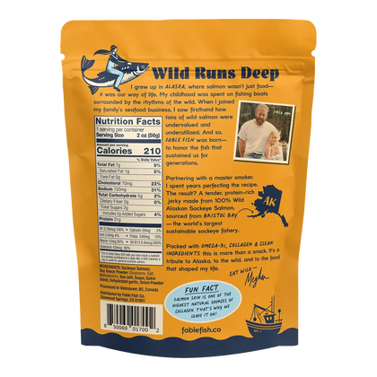Fable Fish Co - Sea Salt Salmon Jerky