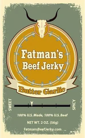 Fatmans Beef Jerky - Butter Garlic Beef Jerky