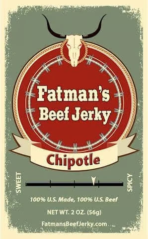 Fatmans Beef Jerky - Chipotle Beef Jerky