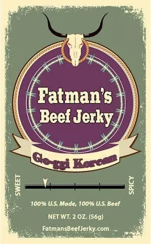 Fatmans Beef Jerky - Go-ggi Korean Style Beef Jerky
