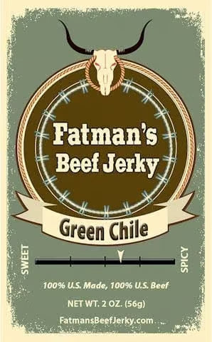 Fatmans Beef Jerky - Green Chile Beef Jerky