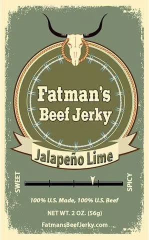 Fatmans Beef Jerky - Jalapeno Lime Beef Jerky