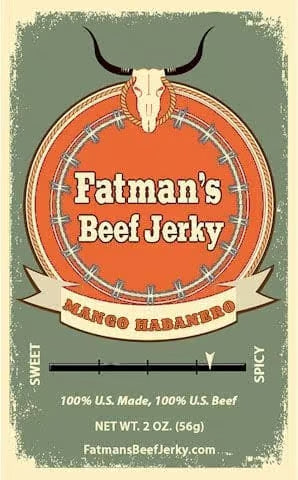 Fatmans Beef Jerky - Mango Habanero Beef Jerky