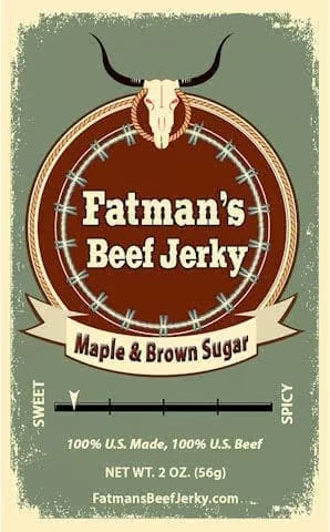 Fatmans Beef Jerky - Maple Brown Sugar Beef Jerky