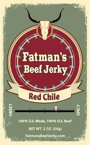 Fatmans Beef Jerky - Red Chile Beef Jerky