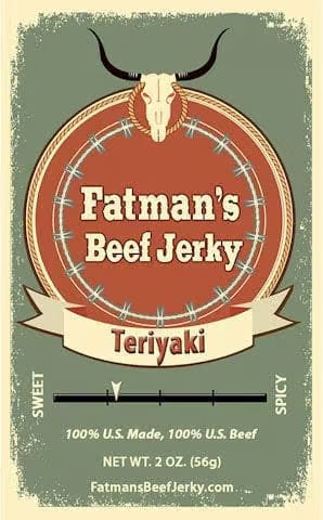 Fatmans Beef Jerky - Teriyaki Beef Jerky