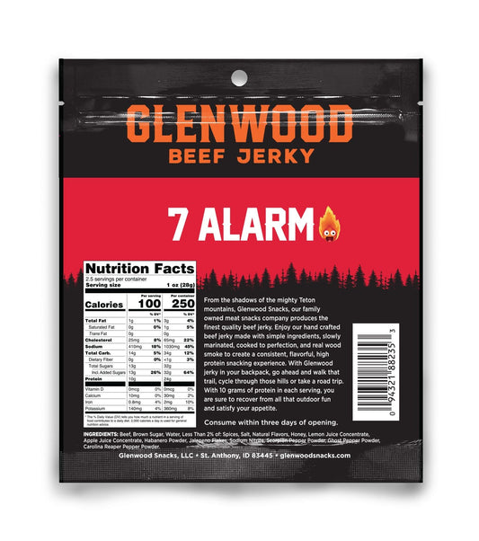 Glenwood Snacks - 7 Alarm Beef Jerky