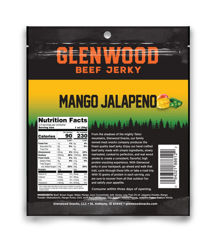 Glenwood Snacks - Mango Jalapeno Beef Jerky