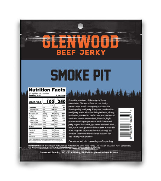 Glenwood Snacks - Smoke Pit Beef Jerky