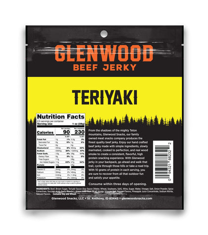 Glenwood Snacks - Teriyaki Beef Jerky