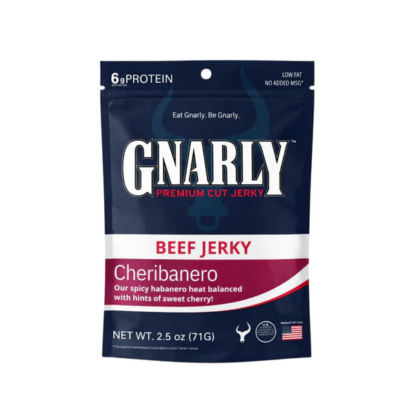Gnarly Jerky - Cheribanero Beef Jerky