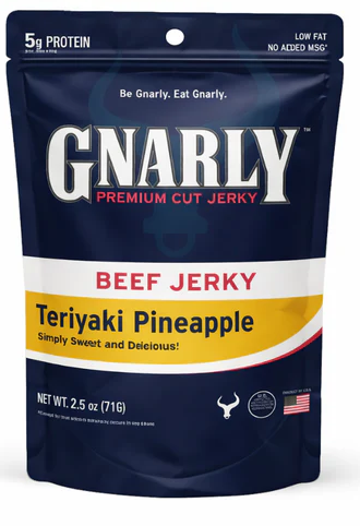 Gnarly Jerky - Teriyaki Pineapple Beef Jerky
