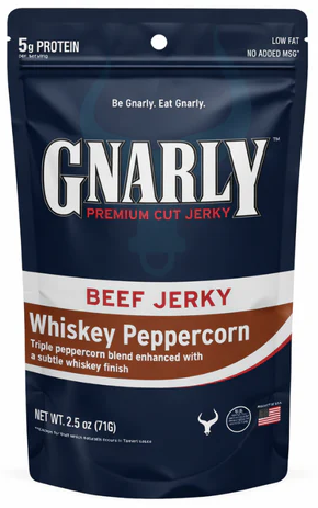 Gnarly Jerky - Whisky Peppercorn Beef Jerky