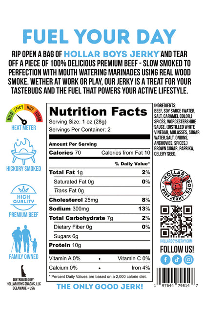 Hollar Boys Jerky - Chesapeake Beef Jerky