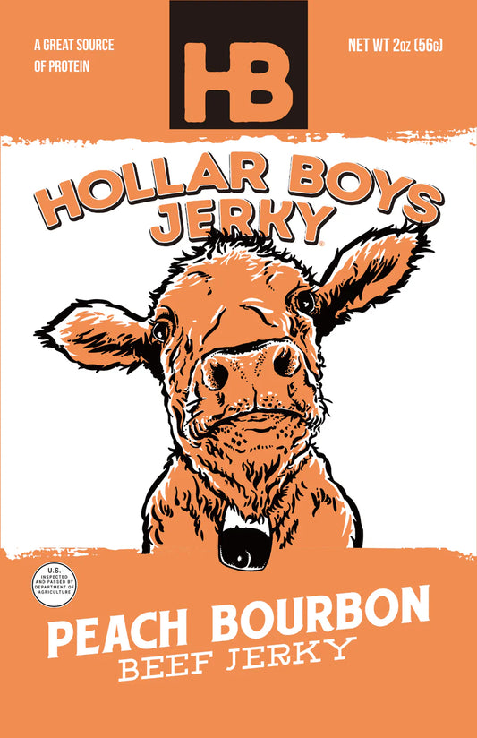 Hollar Boys Jerky - Peach Bourbon Beef Jerky