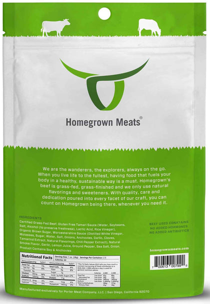Homegrown Meats - Cracked Black Pepper Beef Jerky (2.5 oz)