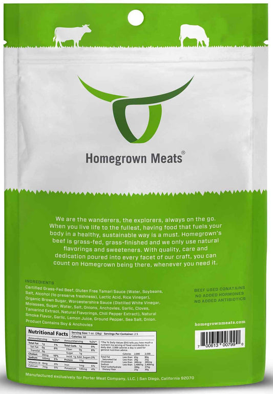 Homegrown Meats - Cracked Black Pepper Beef Jerky (2.5 oz)