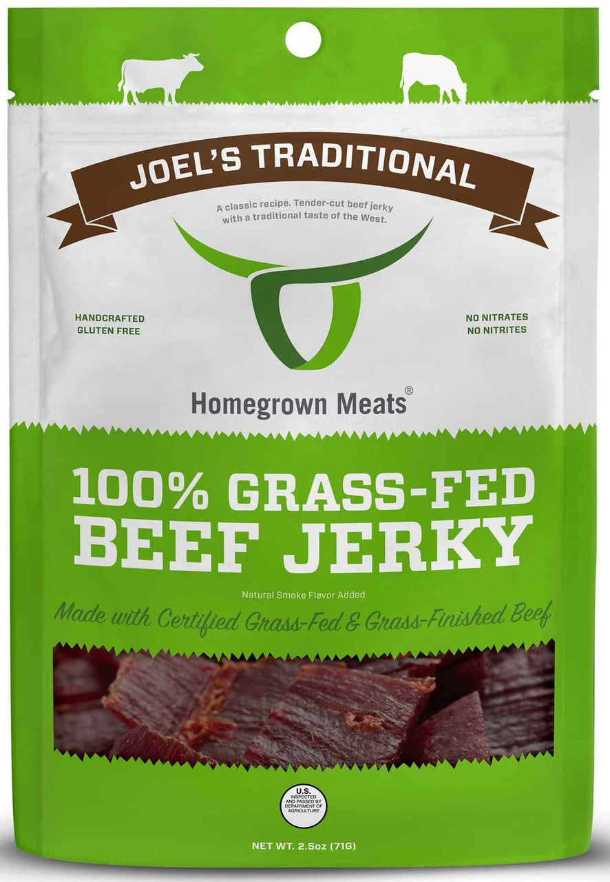 Homegrown Meats - Joel's Traditional Beef Jerky (2.5 oz)