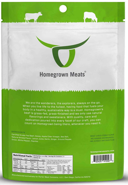 Homegrown Meats - Paleo Beef Jerky (2.5 oz)
