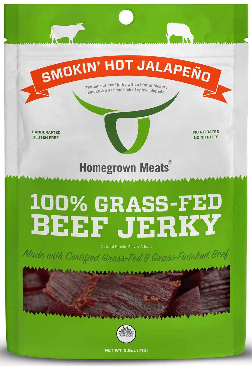 Homegrown Meats - Smokin' Hot Jalapeno Beef Jerky (2.5 oz)