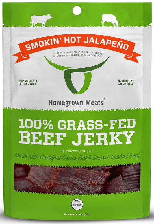 Homegrown Meats - Smokin' Hot Jalapeno Beef Jerky (2.5 oz)