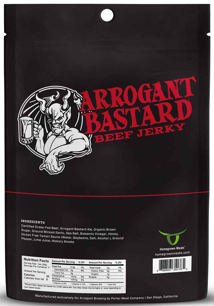 Homegrown Meats - Stone Arrogant Bastard Beef Jerky (2.5 oz)
