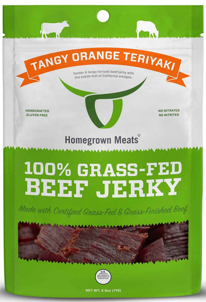 Homegrown Meats - Tangy Orange Teriyaki Beef Jerky (2.5 oz)