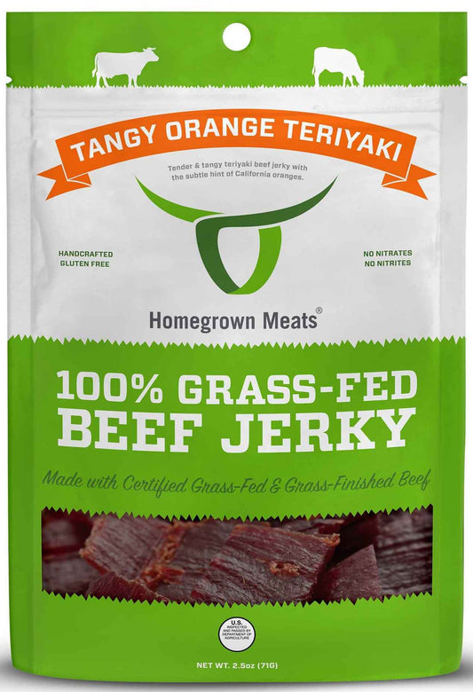 Homegrown Meats - Tangy Orange Teriyaki Beef Jerky (2.5 oz)