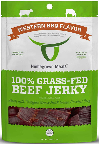 Homegrown Meats - Western BBQ Flavor Beef Jerky (2.5 oz)