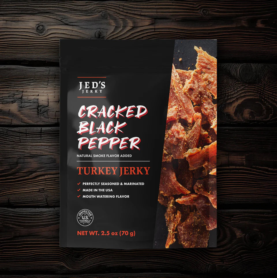 Jeds Jerky - Black Peppered Turkey Jerky