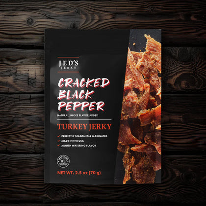 Jeds Jerky - Black Peppered Turkey Jerky
