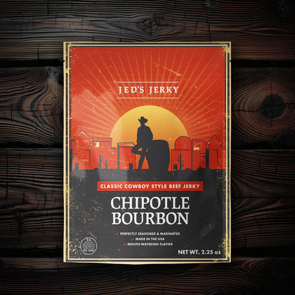 Jeds Jerky - Chipotle Bourbon Cowboy Beef Jerky