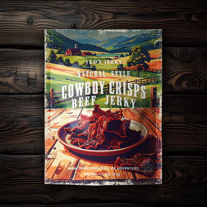 Jeds Jerky - Classic Cowboy Beef Jerky Crisps
