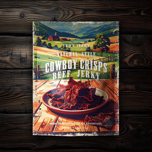 Jeds Jerky - Classic Cowboy Beef Jerky Crisps