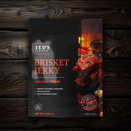 Jeds Jerky - Hot Chili Pepper Brisket Beef Jerky