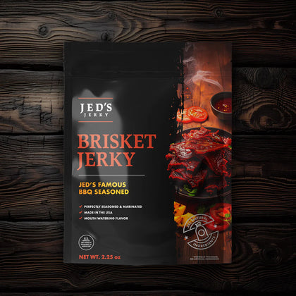 Jeds Jerky - Jed’s Famous BBQ Brisket Beef Jerky
