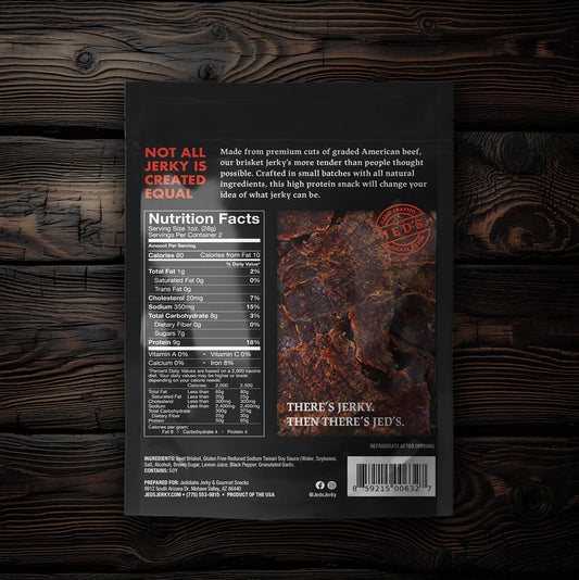 Jeds Jerky - Lemon Peppered Brisket Beef Jerky