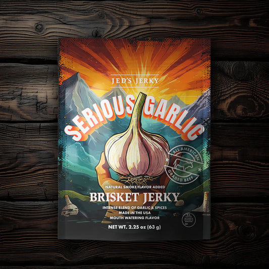 Jeds Jerky - Serious Garlic Beef Jerky