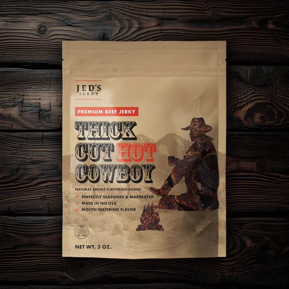 Jeds Jerky - Spicy Thick Cut Cowboy Beef Jerky