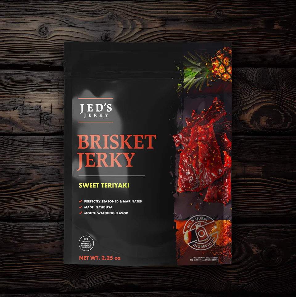 Jeds Jerky - Sweet Teriyaki Brisket Beef Jerky