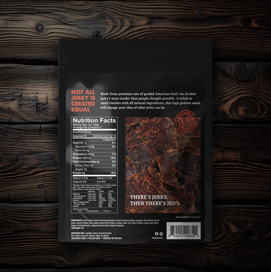Jeds Jerky - Sweet & Spicy Brisket Beef Jerky